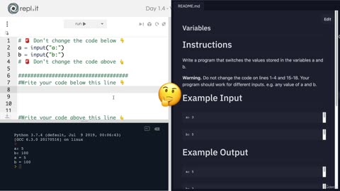 Day-1 Part-12 -Beginner- [Interactive Coding Exercise] Variables - Learn Python
