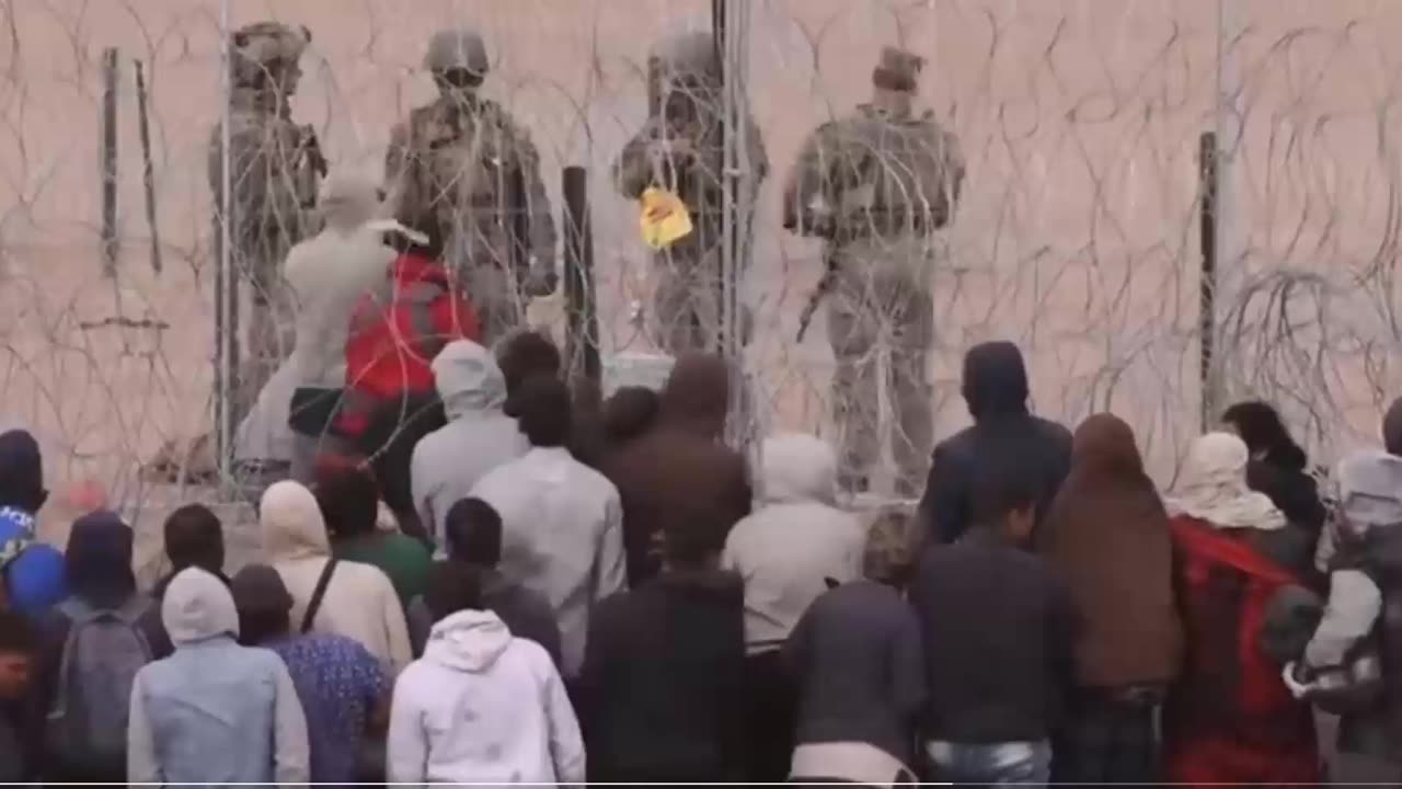 ILLEGALS CUT RAZOR WIRE!