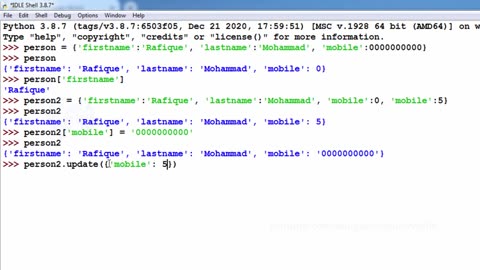 Python Tutorials For Beginners in Telugu - Tutorial 7 - Dictionary