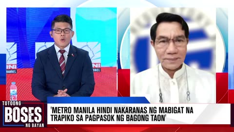 'Metro Manila hindi nakaranas ng mabigat na trapiko sa pagpasok ng bagong taon'