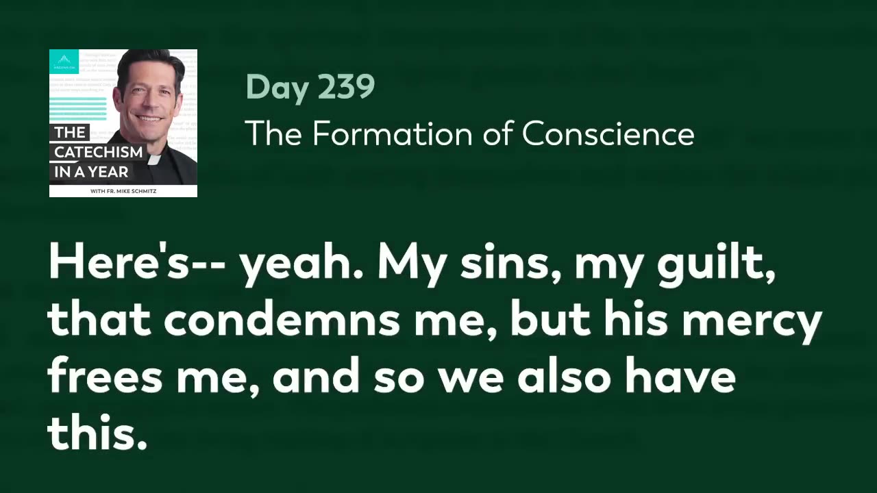 Day 239: The Formation of Conscience — The Catechism in a Year (with Fr. Mike Schmitz)