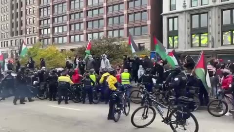 NYC: Black Hebrews vs Supporters of Palestine