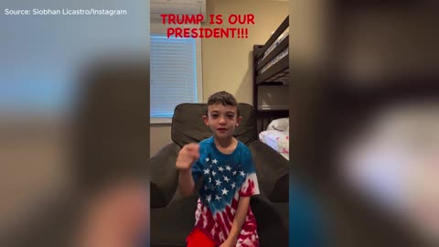 Eight-Year-Old With Rare Brain Condition Learns Of Trump's Win In Heartwarming Clips