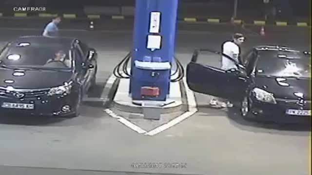 Guy Refuses To Put Cigarette Out At Gas Station, Then Karma Hits Back