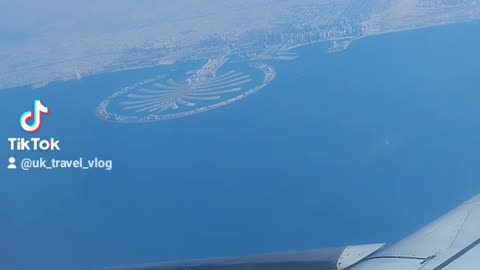 Palm Jumeirah UAE from the sky
