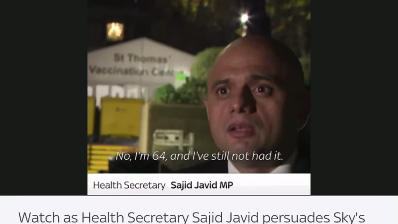 Former Health Secretary Javid Coerces Journalist