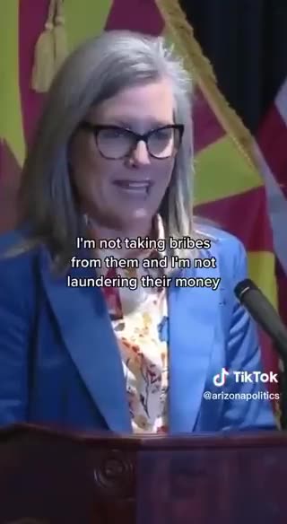 Katie Hobbs said she is not connected to the cartel and then said just joking.