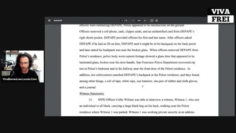 The Paul Pelosi Criminal Complaint Leaves MANY QUESTIONS! Viva Clips!