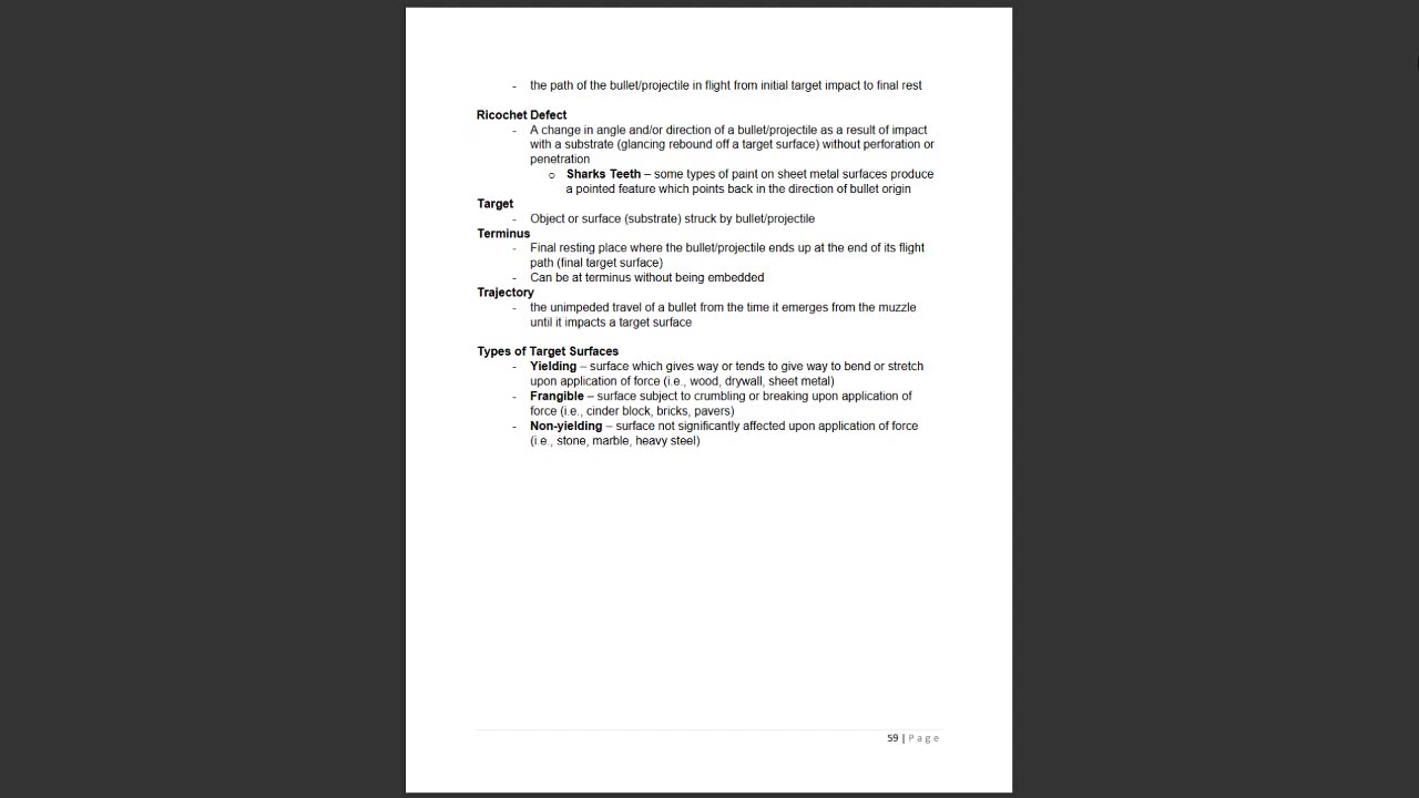 Shooting Incident Reconstruction Report for Esteban Lowery Death Investigation