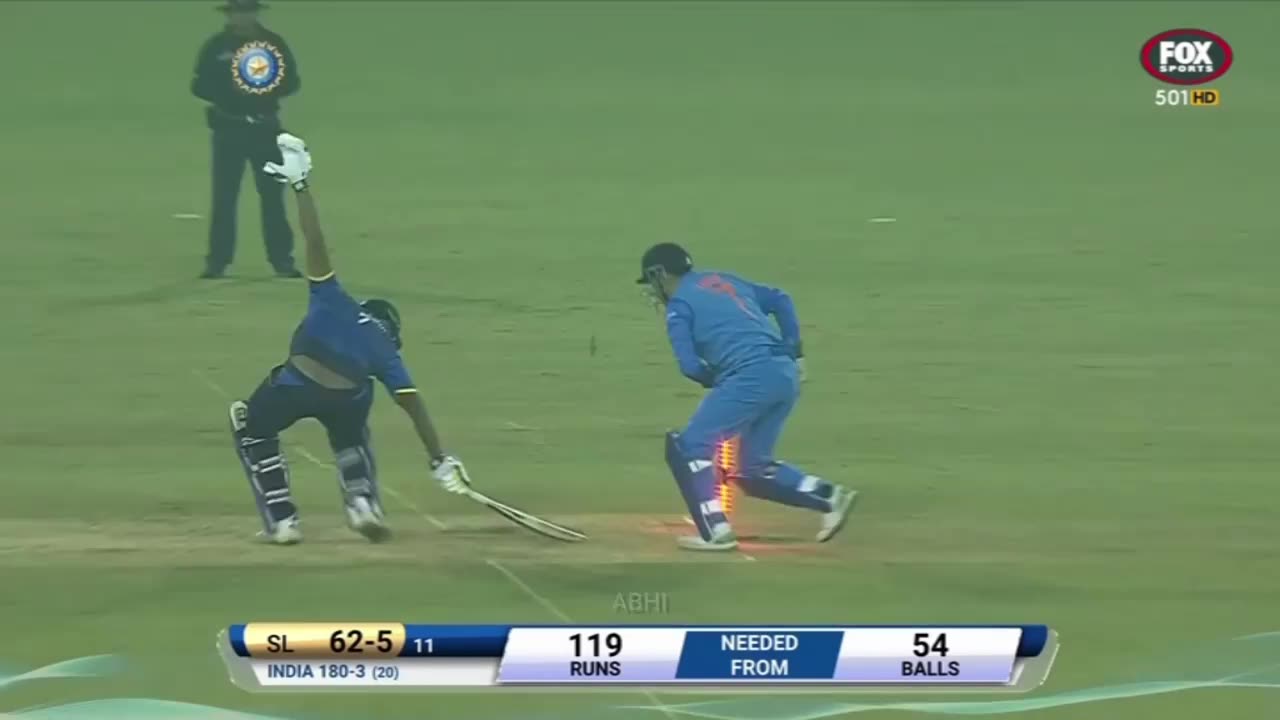 Dhoni all stumping