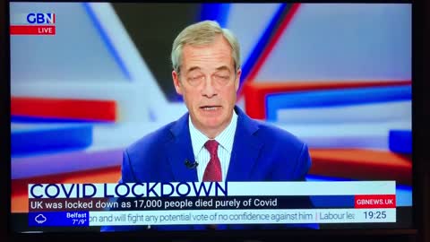 Nigel Farage on GB News regarding a Freedom of Information request.