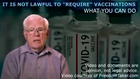 It is not lawful to require vaccinations