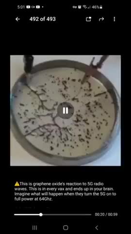 Graphene Reacting When Exposed to 5G Electromagnetic Discharges - 8-7-21