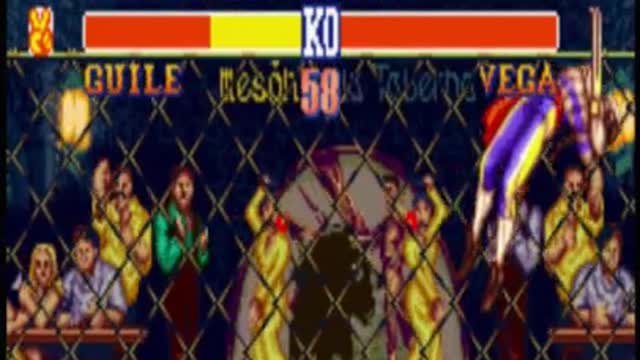 Zerando Street Fighter 2 The world Warrior, Guile Vs Vega