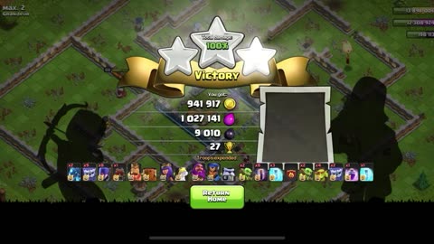 COC th15 Attack 3 Star with good Loot