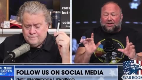 Alex Jones went on Bannons War Room and went America on everyones asses