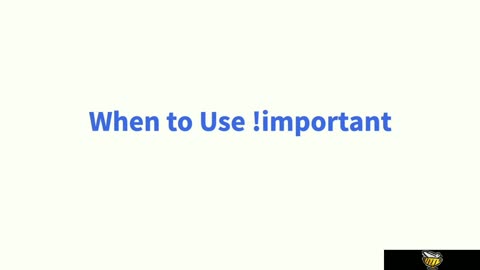 Considering the rule !important