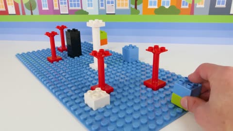 Best Toy Learning Video for Kids Building Block Lego Car Track!