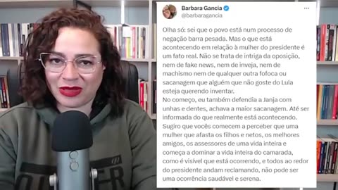 Janja pelanca causando discórdia na esquerda.