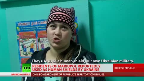 More civilian testimony on how Azov used people as human shields. Many were held hostage