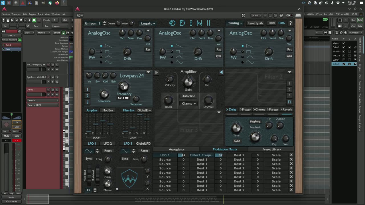 Strange World: Beginning an Ambient Track with Odin 2 (Mount Olympus)