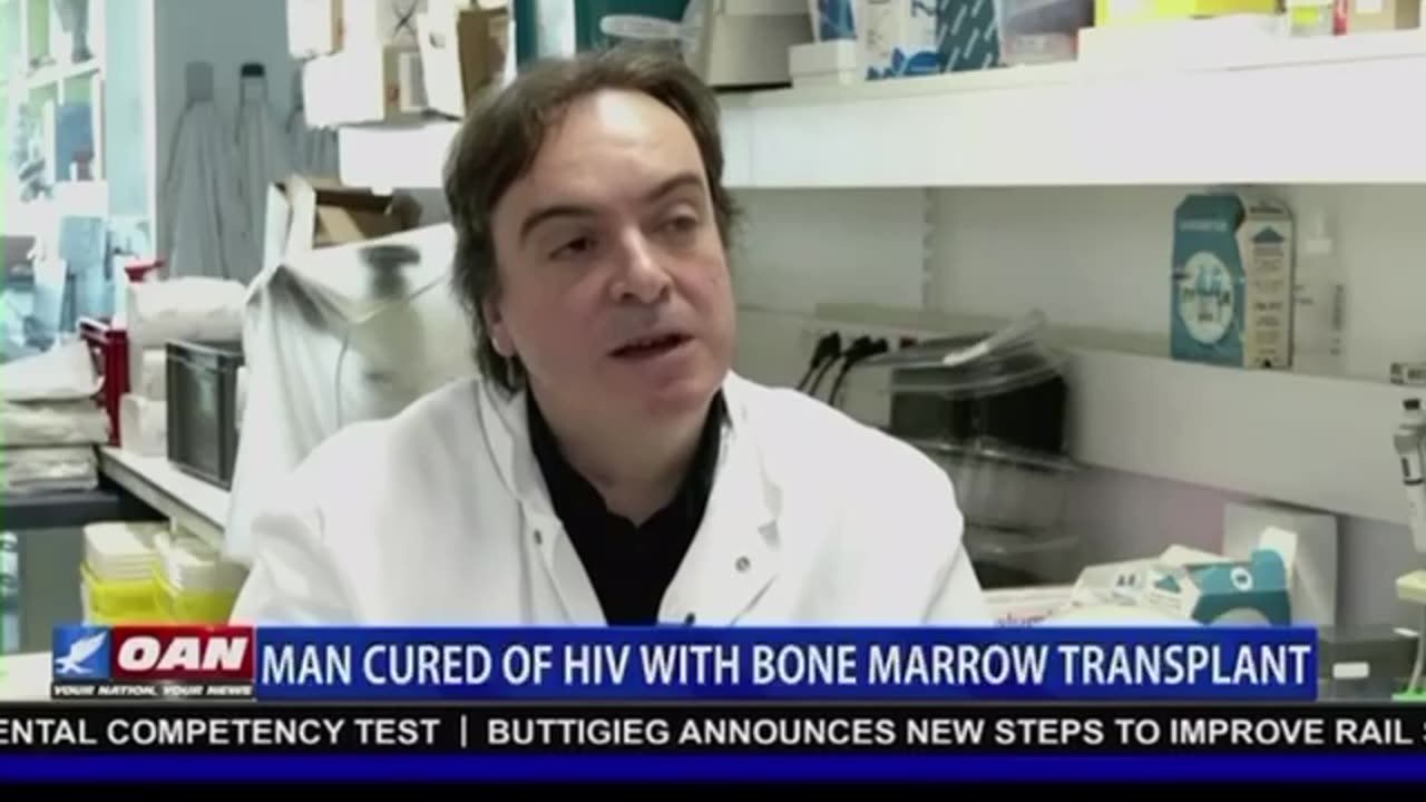 MAN CURED OF HIV WITH BONE MARROW TRANSPLANT