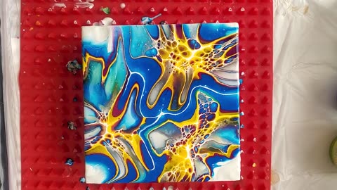 Acrylic Pour/Fluid Art Video using the Dutch Pour Technique