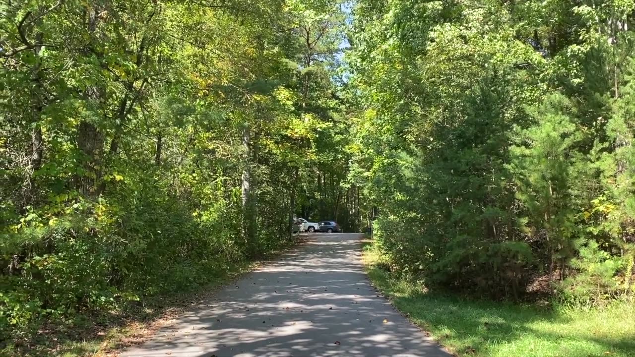 Awesome Creekside Trail, Walk or Bike in Asheville to NC Arboretum from Lake Powhatan Campground