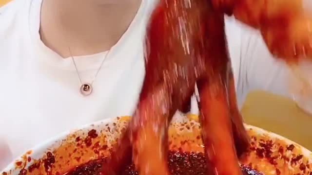 ASMR eating Spicy Seafood 🔥🔥🔥