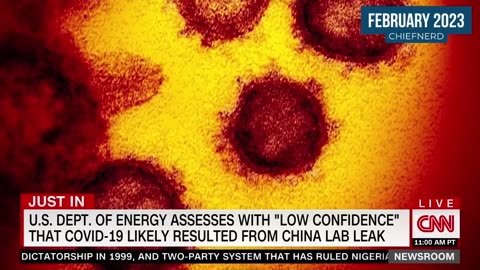 Covid-19 China Lab Leak - US Dept of Energy