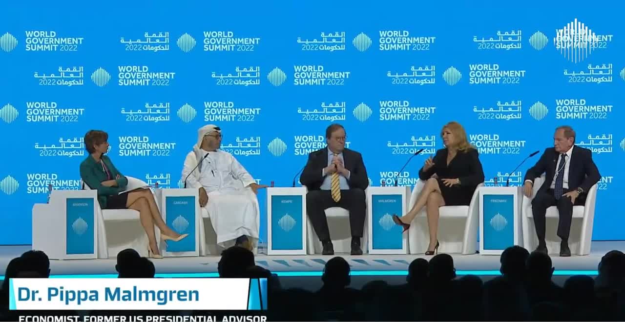 PIPPA MALMGREN on DIGITAL CURRENCY at WORLD GOVERNMENT SUMMIT DUBAI 2022