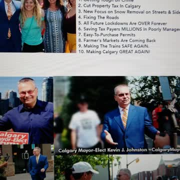 Calgary Mayor-elect Kevin J Johnston Launches New Website