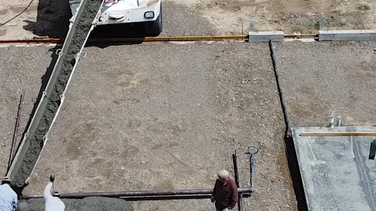 Before and After concrete pour