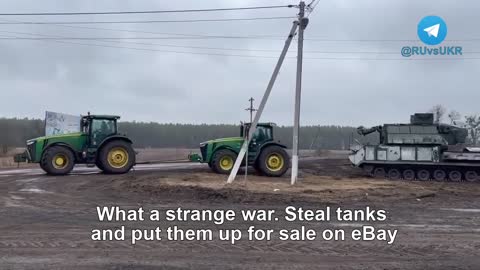 Stolen Russian tank listed on eBay?