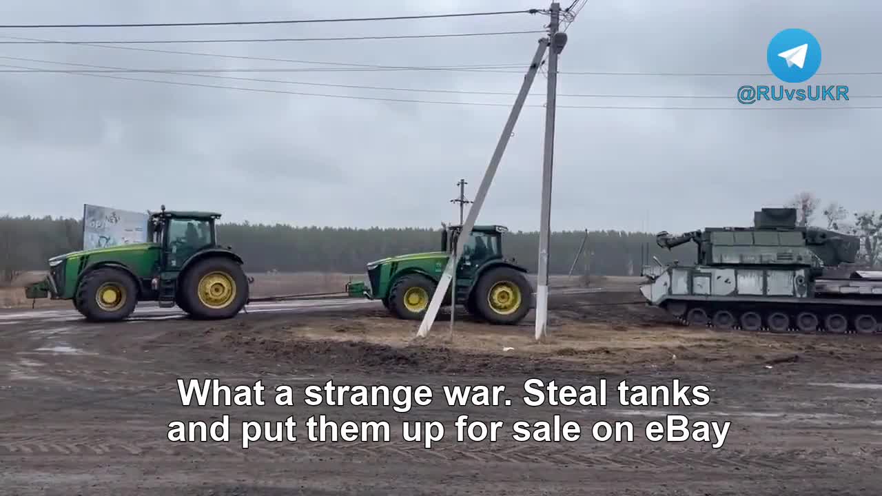 Stolen Russian tank listed on eBay?