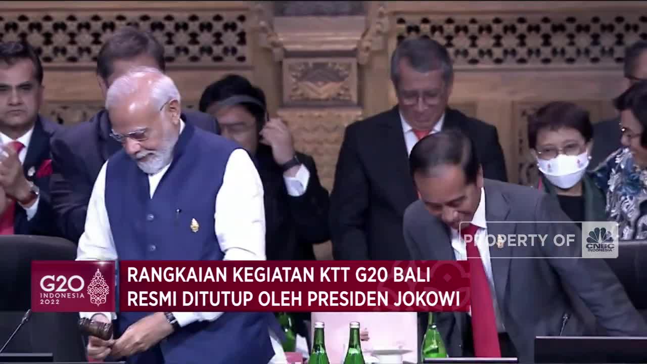 Jokowi Resmi Serahkan Presidensi G20 ke India