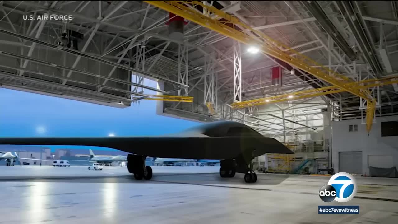 Air Force's newest stealth bomber, the B-21 Raider, unveiled in Palmdale