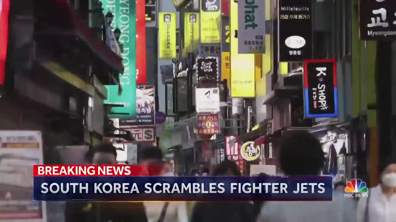 South Korea Scrambles Fighter Jets In Response To North Korean Aircraft