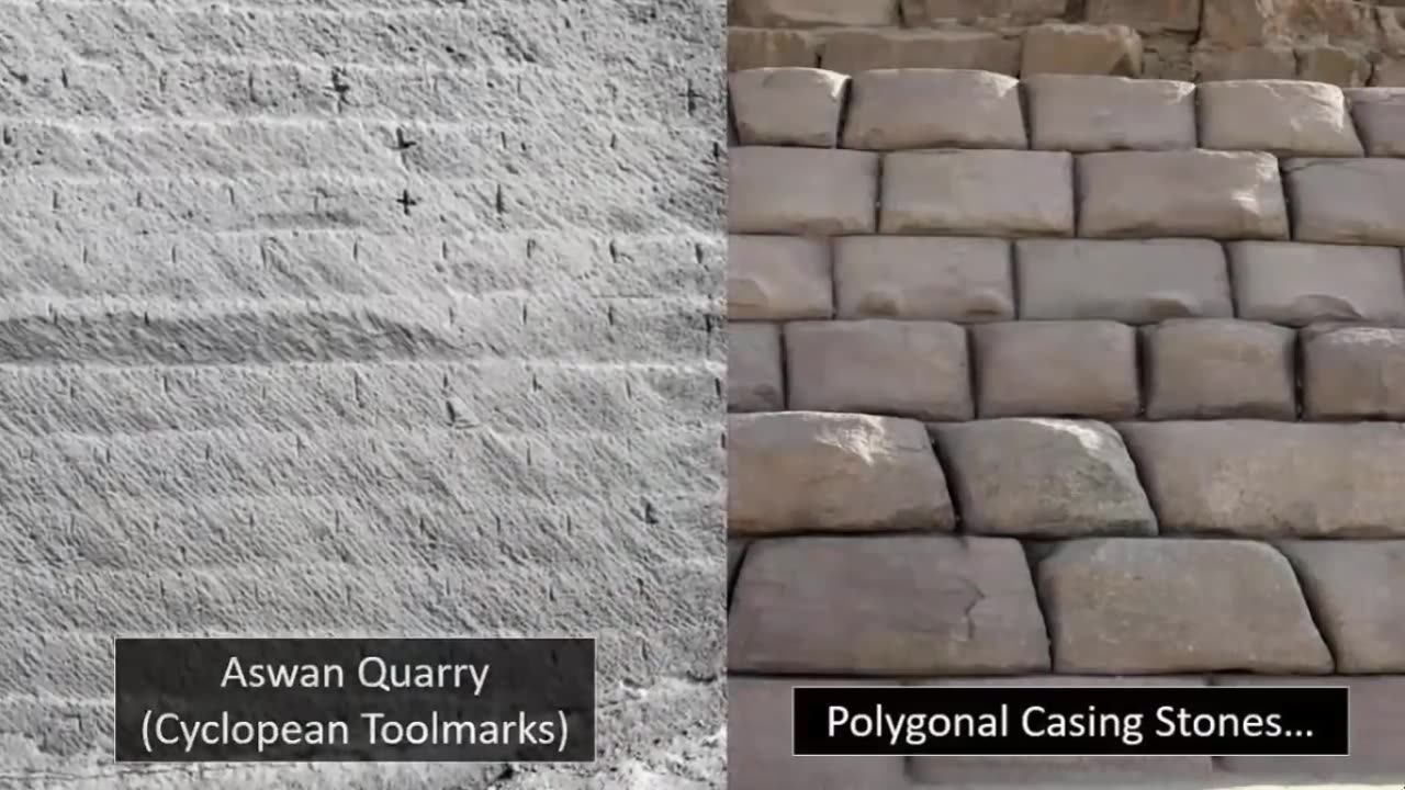 100K Yr Old Western Stone Laid By Pyramid Builders