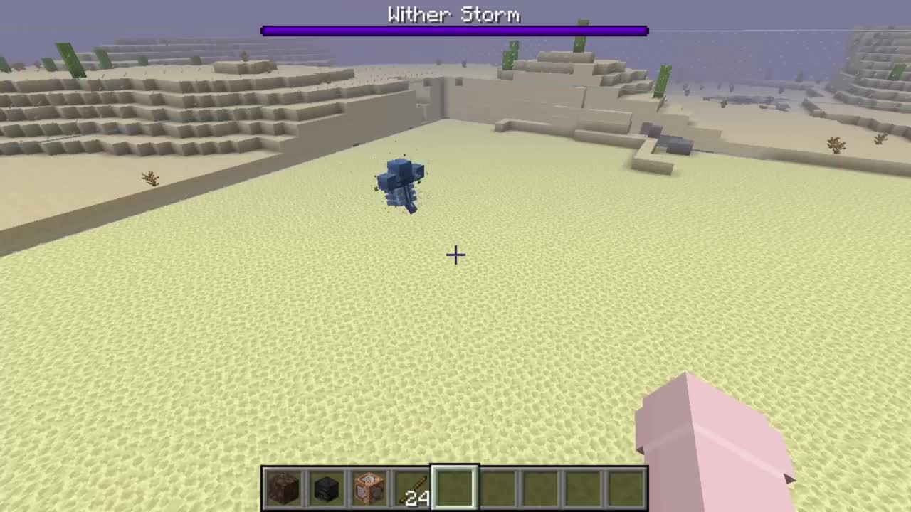 all Herobrine creepypasta mobs vs Wither Storm 7 STAGE in minecraft2