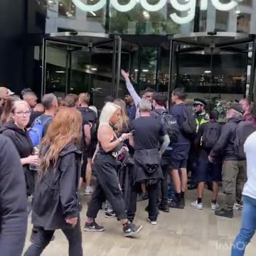CITIZENS FIGHTING FOR MEDICAL FREEDOM INNUNDATE GOOGLE OFFICES IN LONDON