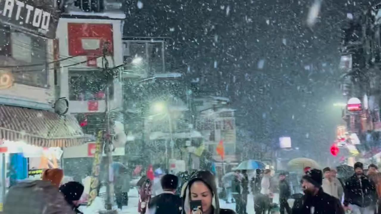 Manali snow ❄️🌨️ mal rood