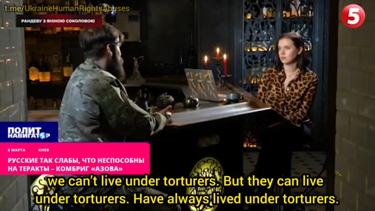 Bogdan "Tavr" Krotevich considers Russians "weak" because "they cannot commit terrorist attacks