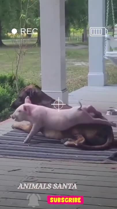 TikTok Captures an Adorable Friendship Between a Rescue Piglet and Dog and We Can’t Handle it