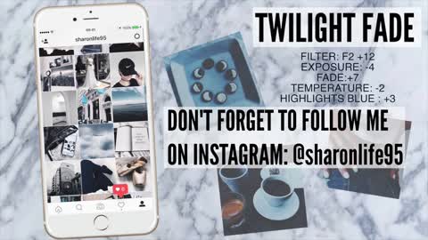 INSTAGRAM FEED_ TWILIGHT FADE THEME - VSCO TUTORIAL