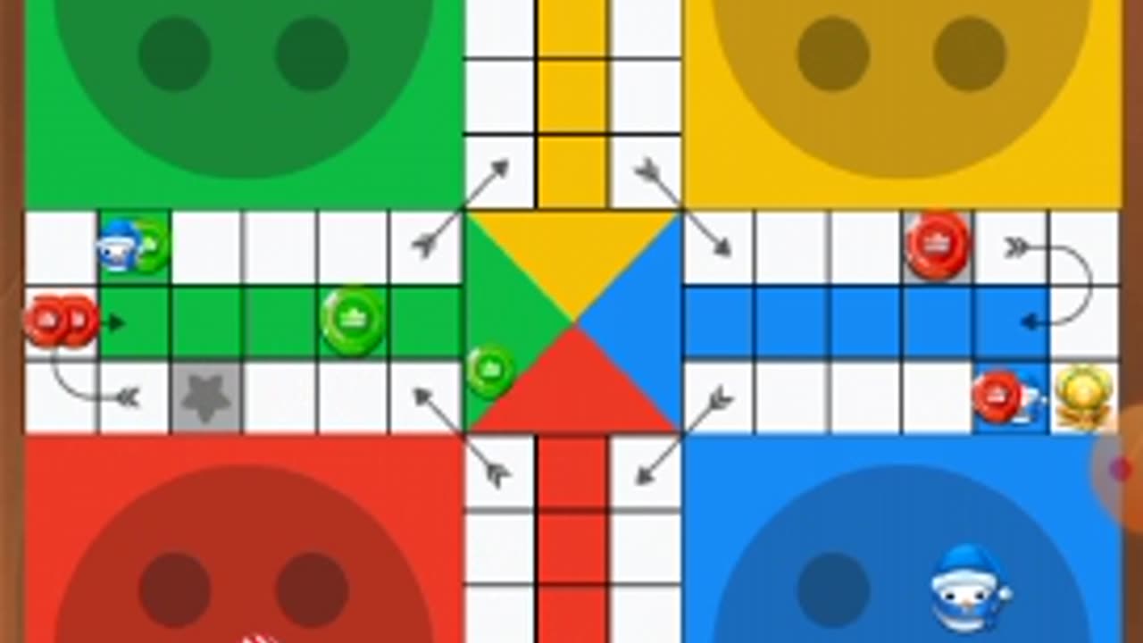 Yelow Ludo game