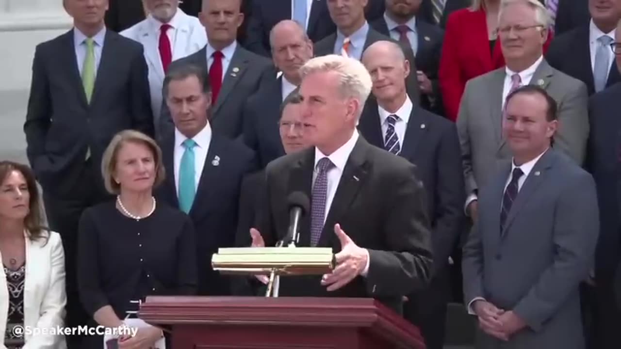 Speaker McCarthy - House and Senate meet at the Capital to discuss Debt ceiling and Spending