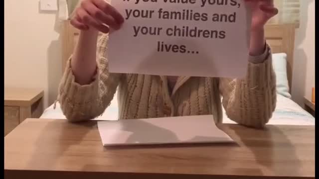 The daughter of an Australian registered nurse has a message.