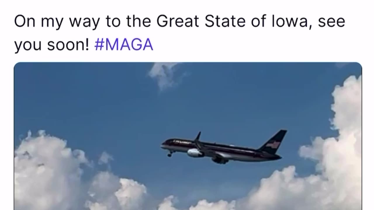 Trump headed to Iowa