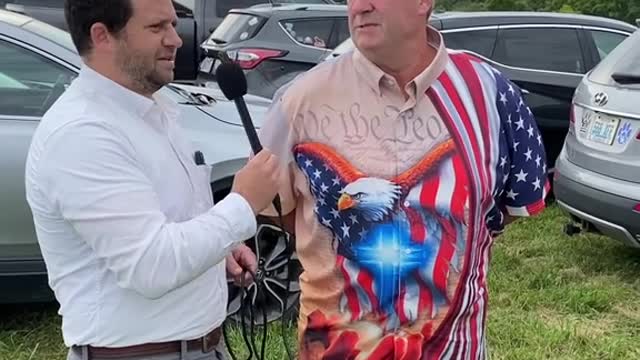 This guy loves America so much